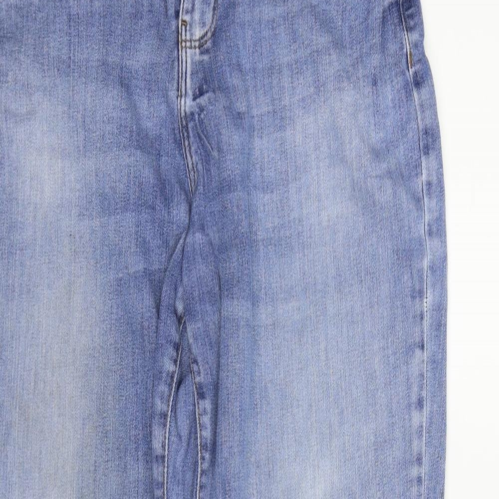 TU Womens Blue   Straight Jeans Size 12 L30 in