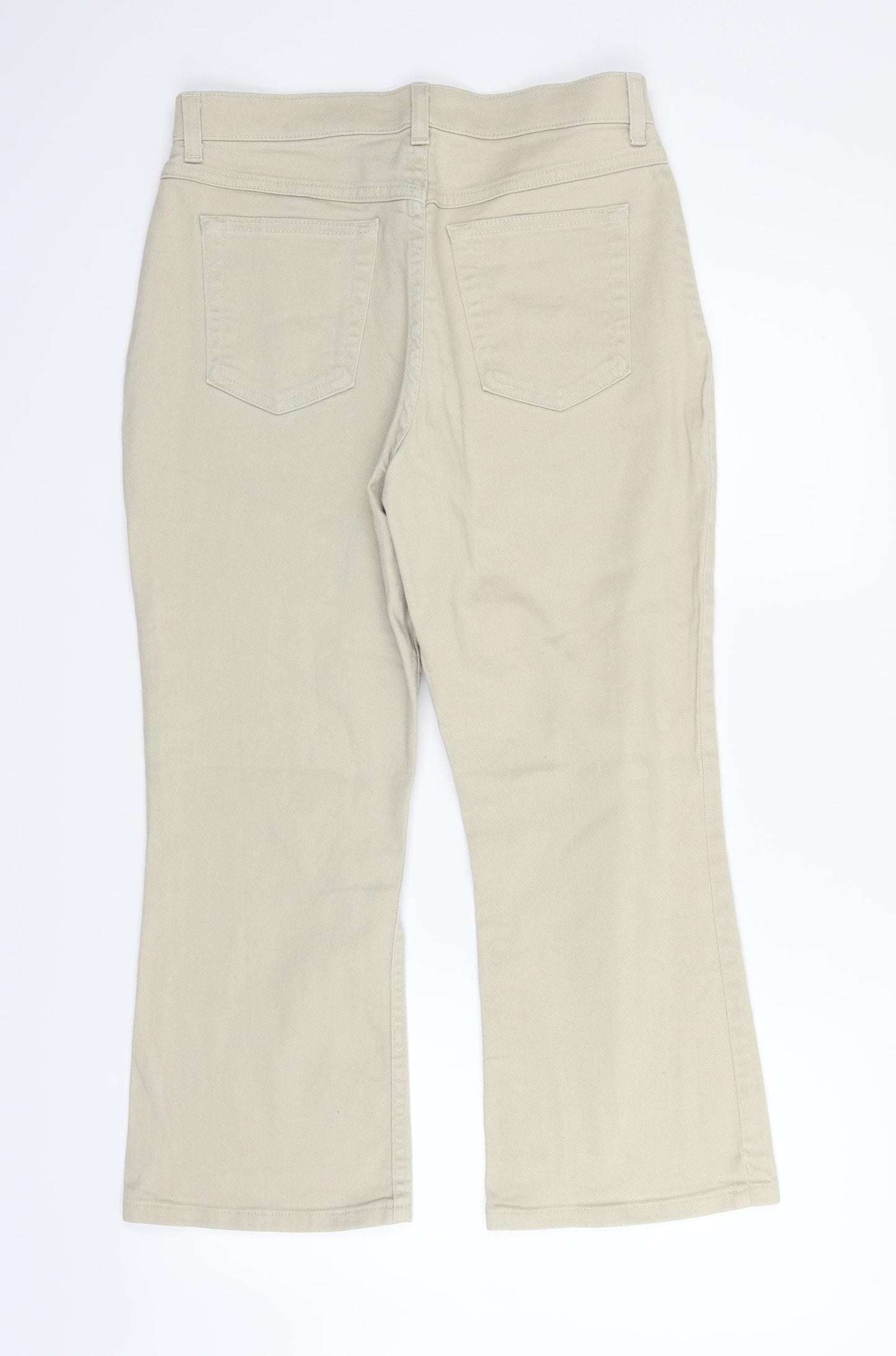 Marks and Spencer Womens Beige   Trousers  Size 14 L27 in