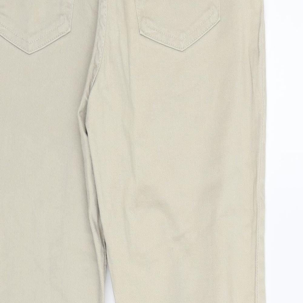 Marks and Spencer Womens Beige   Trousers  Size 14 L27 in