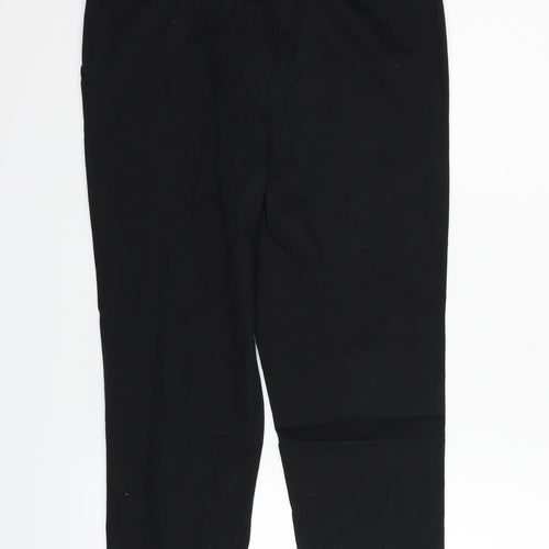 TU Womens Black   Trousers  Size 12 L22 in