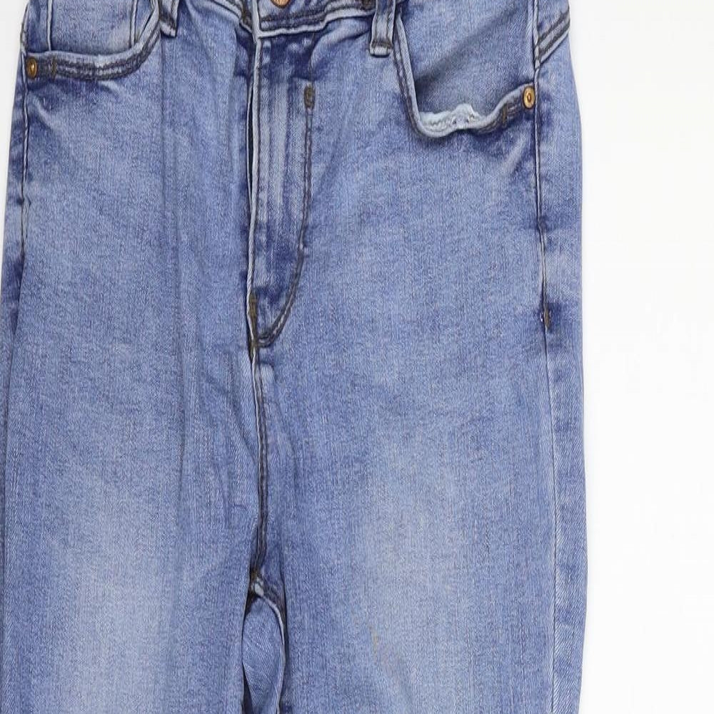deniem & co Womens Blue   Straight Jeans Size 12 L25 in
