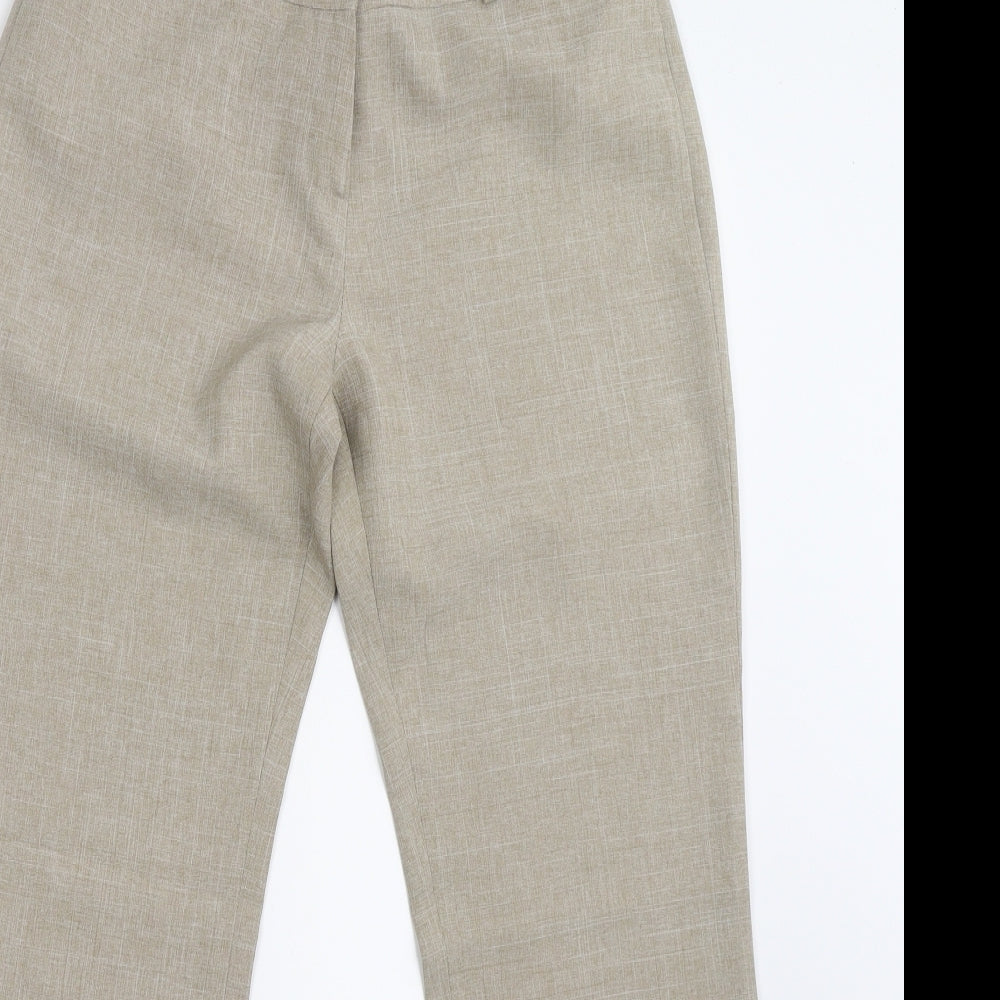 Dorothy Perkins Womens Ivory   Trousers  Size 10 L27.5 in