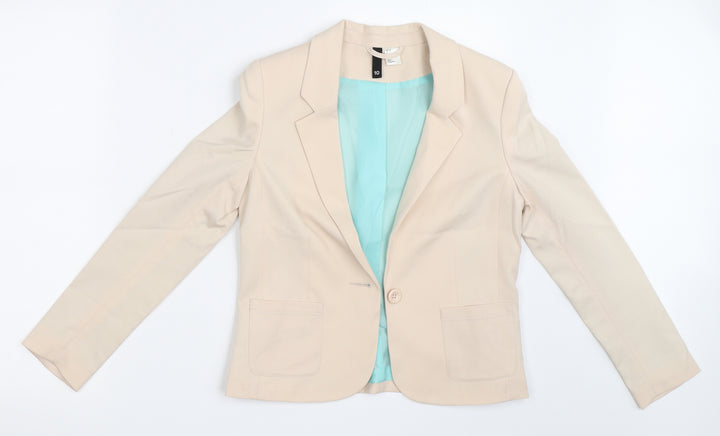 Divided Womens Ivory Jacket Coat Size 8