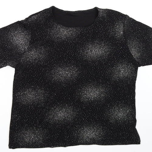 Bonmarché Womens Black   Basic T-Shirt Size L