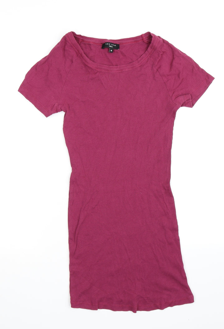 New Look Womens Purple Pencil Dress Size 10