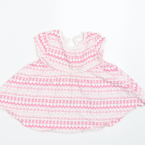 F&F Girls Multicoloured Argyle/Diamond  A-Line  Size 6-9 Months