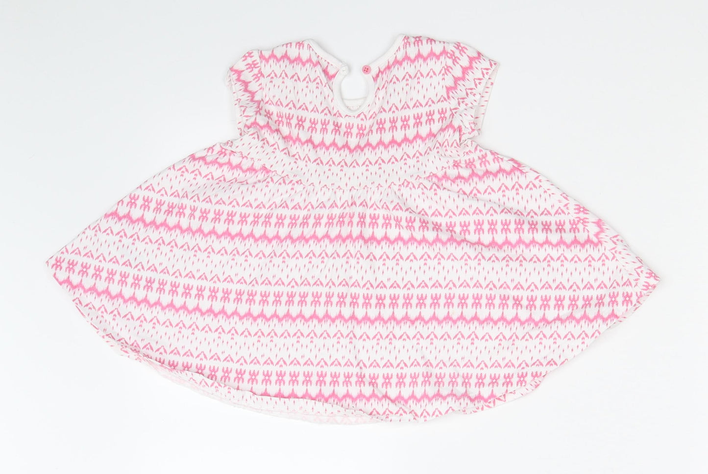 F&F Girls Multicoloured Argyle/Diamond  A-Line  Size 6-9 Months