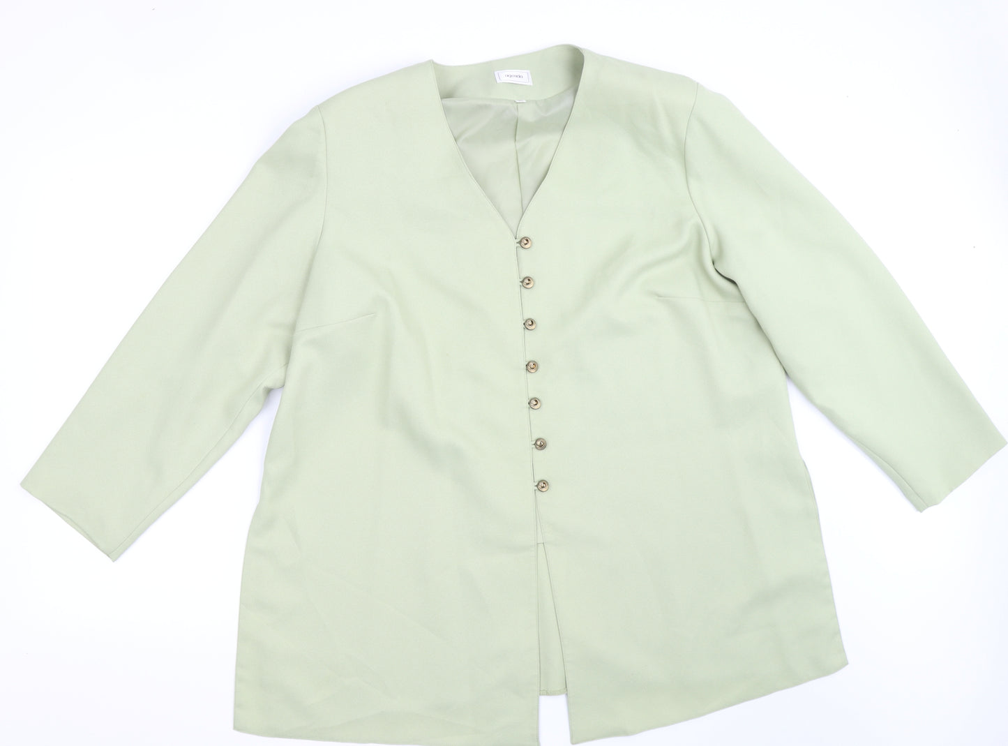 Agenda Womens Green   Jacket Coat Size 26