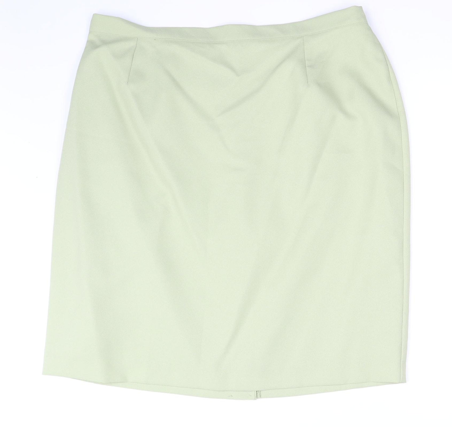 Agenda Womens Green   A-Line Skirt Size 26