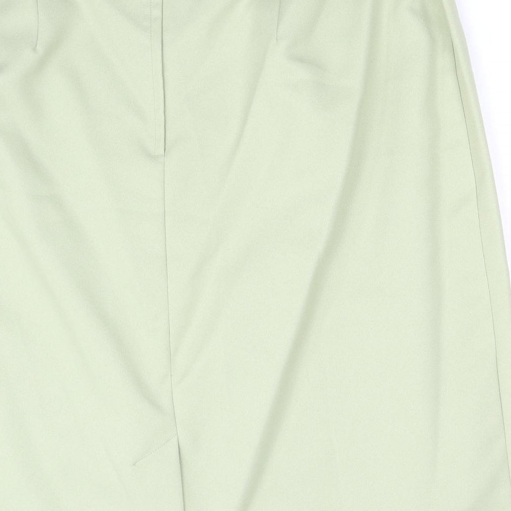 Agenda Womens Green   A-Line Skirt Size 26