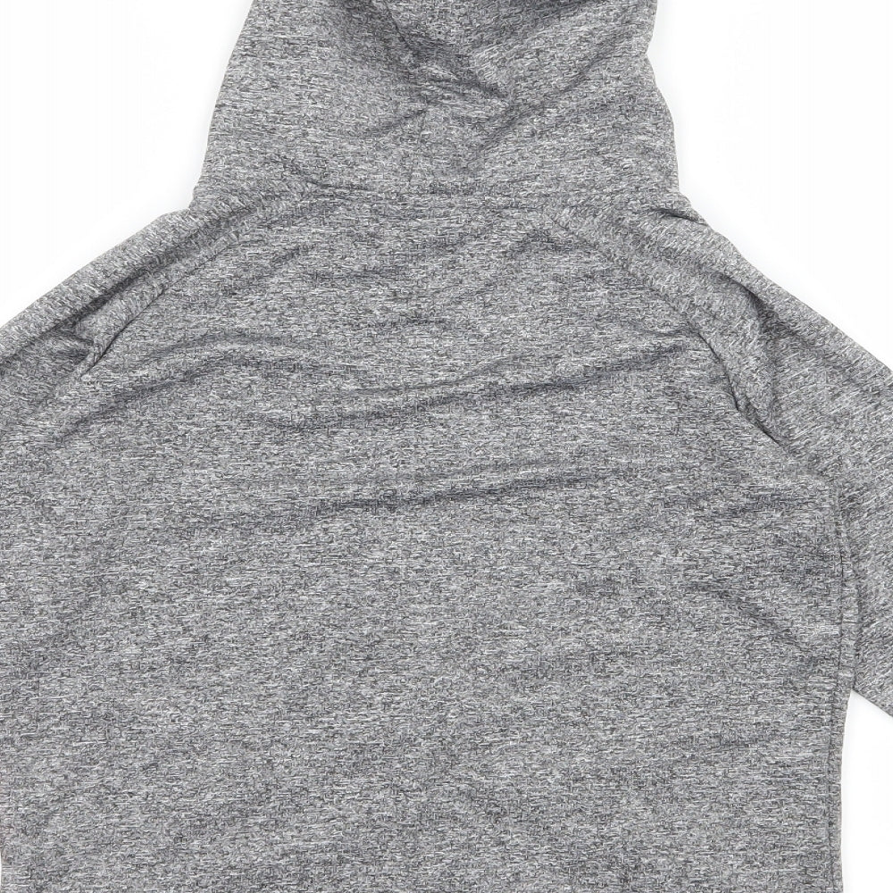 Primark Girls Grey  Jersey Full Zip Hoodie Size 8-9 Years