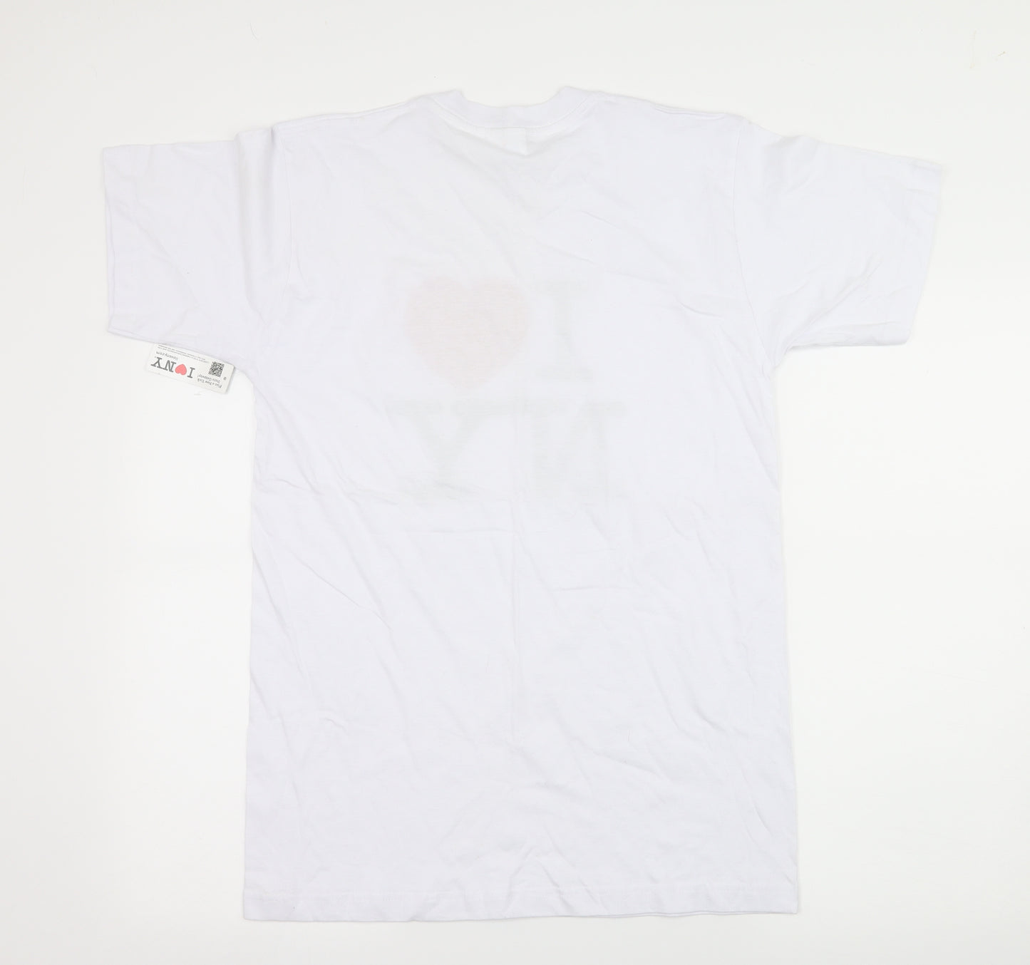 Raffia Tees Womens White  Jersey Basic T-Shirt Size M