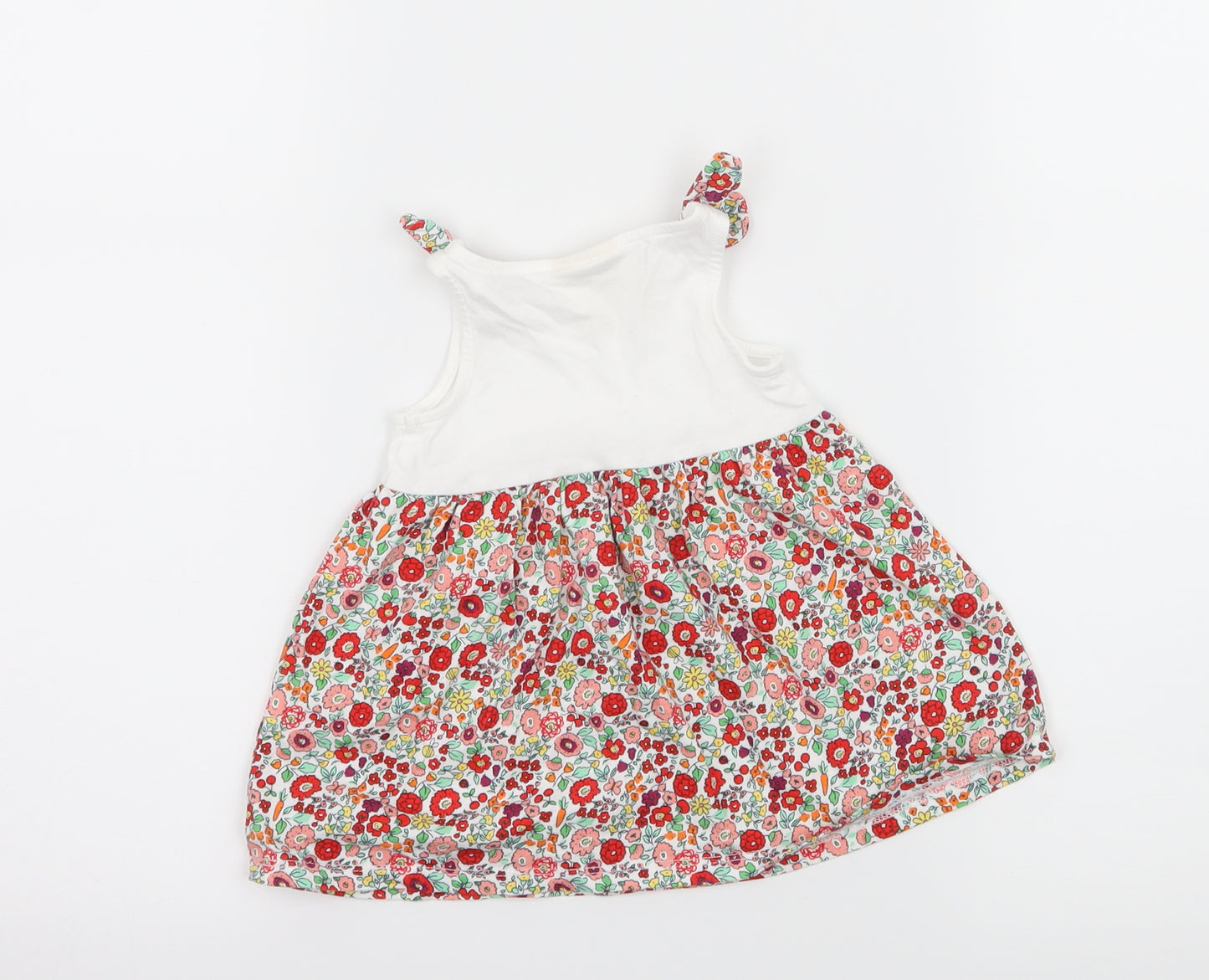 First Impressions Girls Multicoloured Floral Jersey Skater Dress  Size 3-6 Months