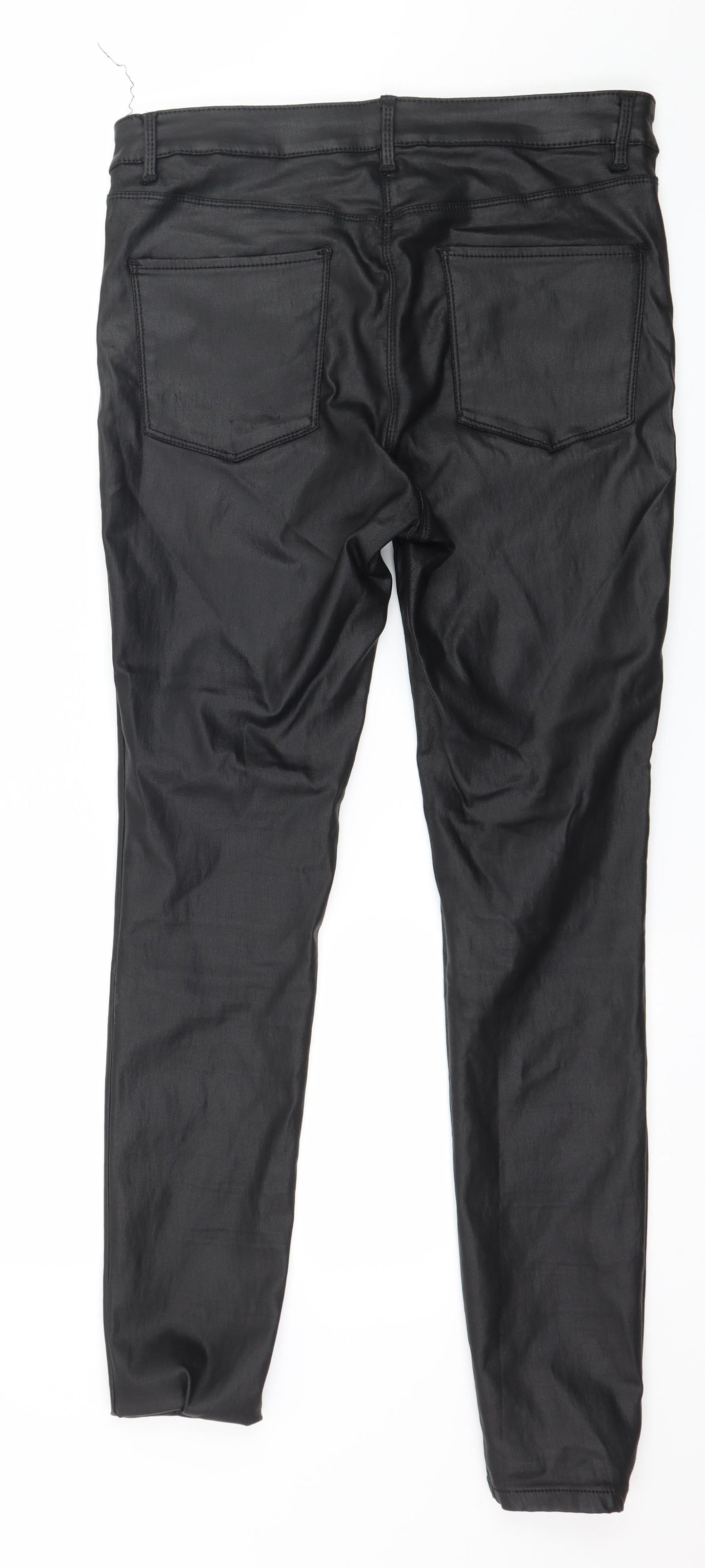 NEXT Womens Black   Trousers  Size 12 L28 in