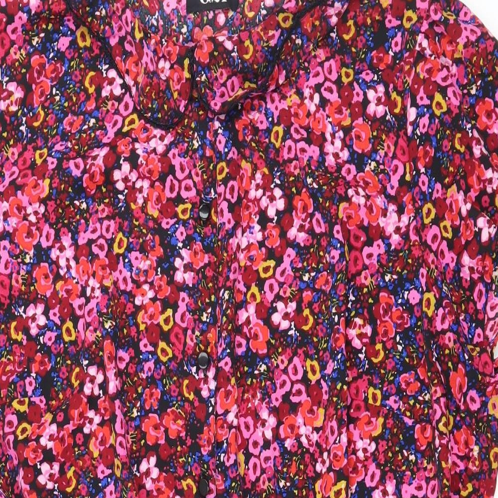 George Womens Pink Floral  Playsuit One-Piece Size 20