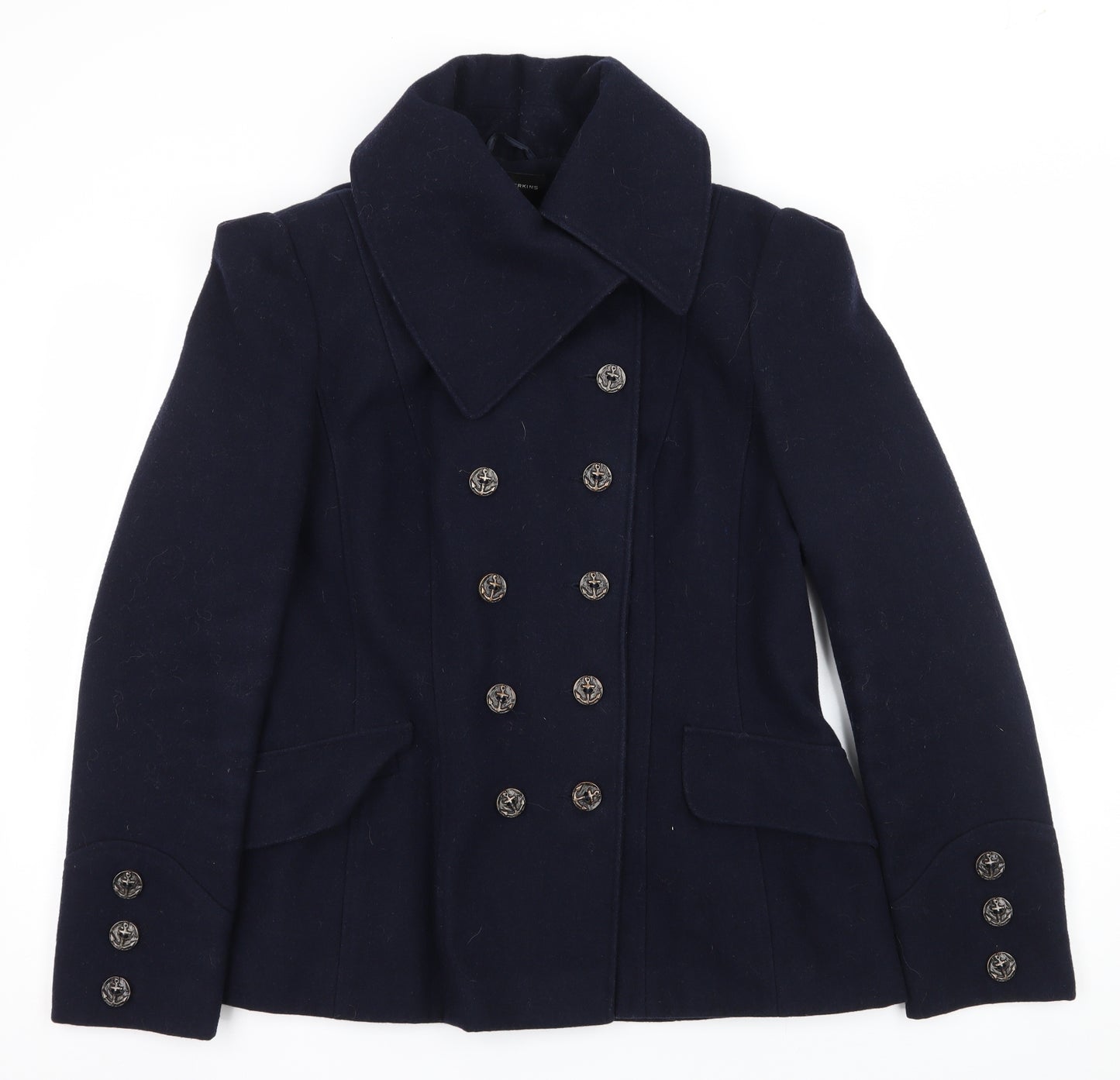 Dorothy Perkins Womens Blue   Parka Coat Size 12