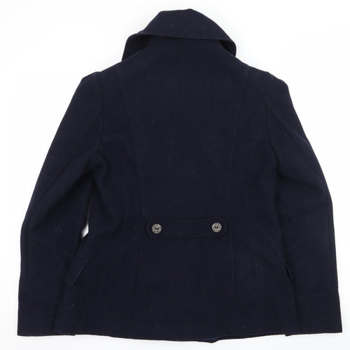Dorothy Perkins Womens Blue   Parka Coat Size 12