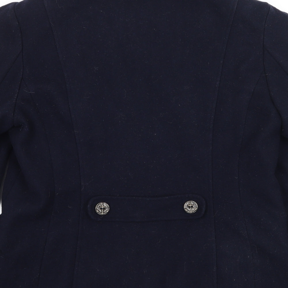 Dorothy Perkins Womens Blue   Parka Coat Size 12