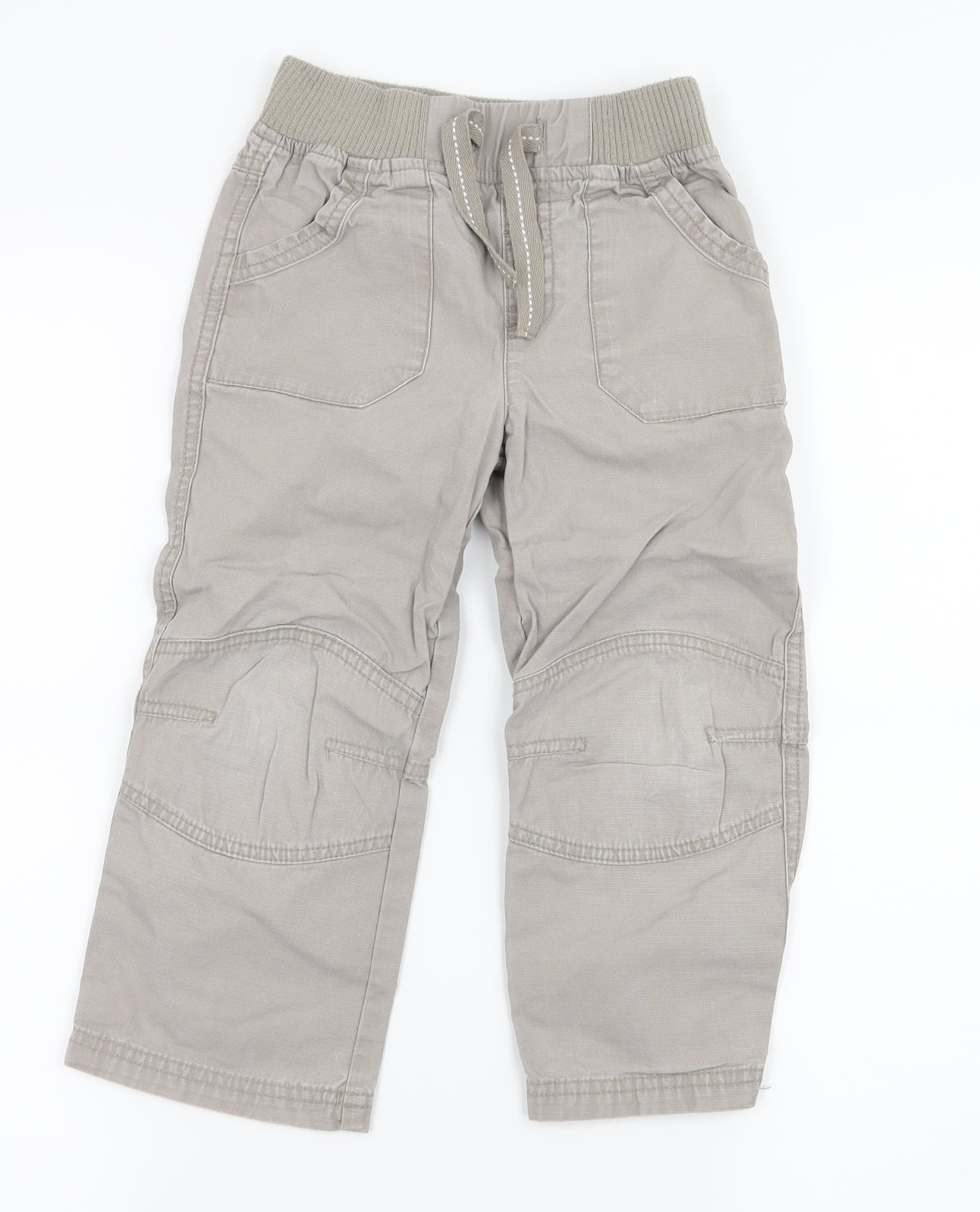 Matalan Boys Grey   Cargo Trousers Size 3-4 Years