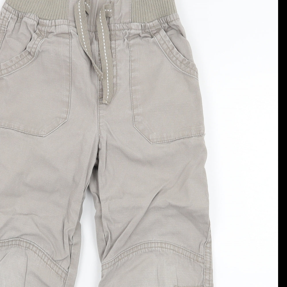 Matalan Boys Grey   Cargo Trousers Size 3-4 Years