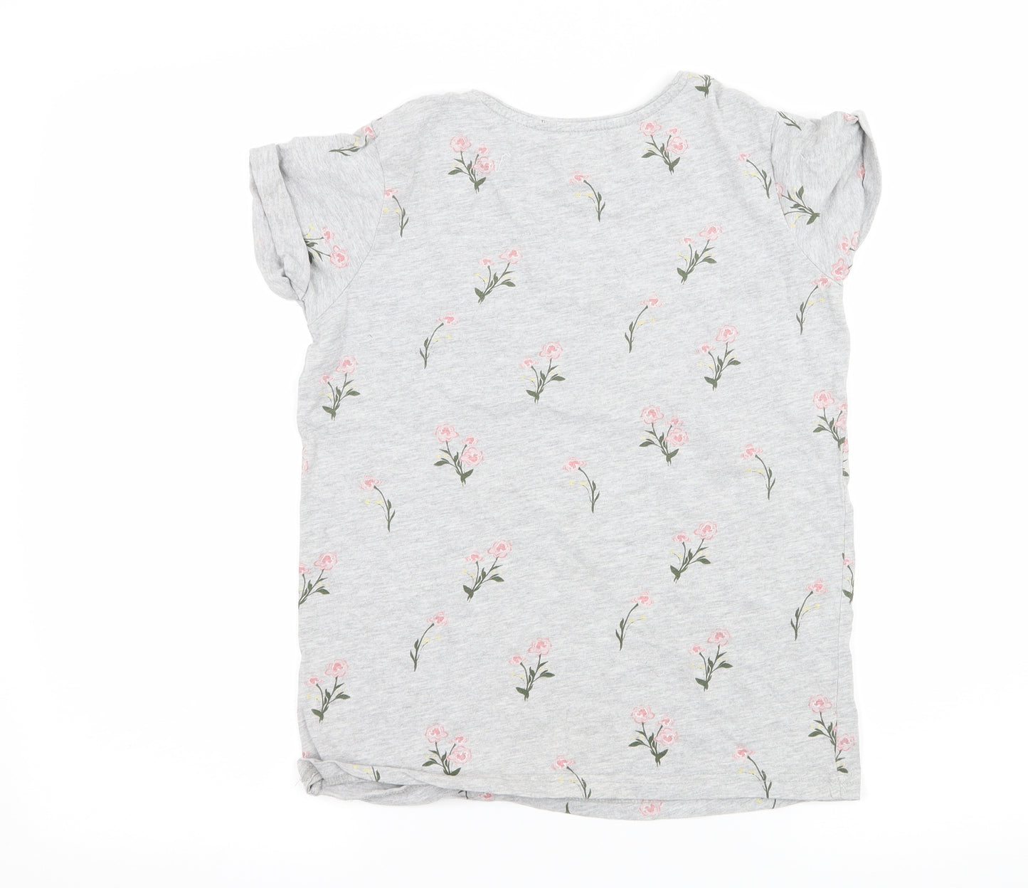 Primark Girls Grey  Jersey Basic T-Shirt Size 12-13 Years  - Always be yourself