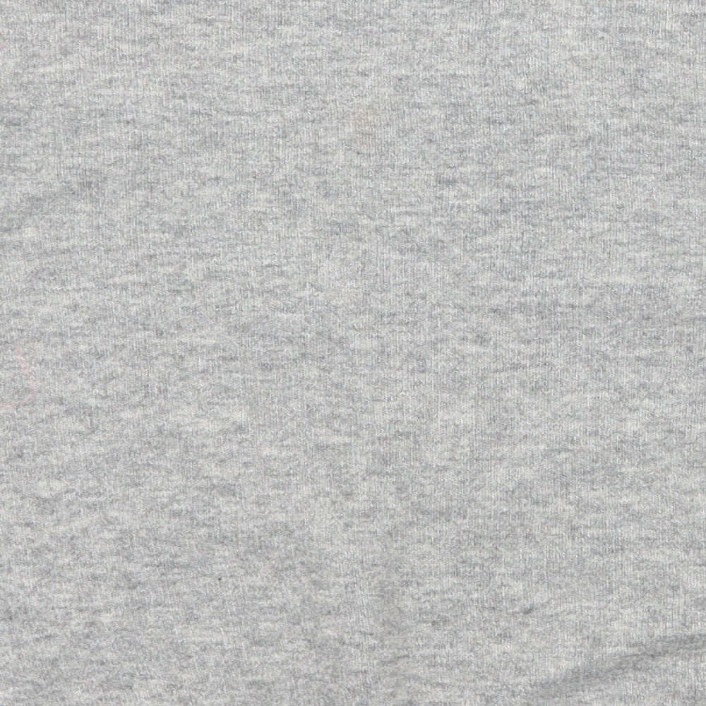 F& Girls Grey Geometric Knit Pullover Jumper Size 11-12 Years  - Stars