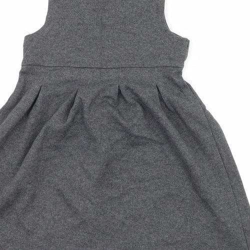 Marks and Spencer Girls Grey  Jersey Fit & Flare  Size 6-7 Years