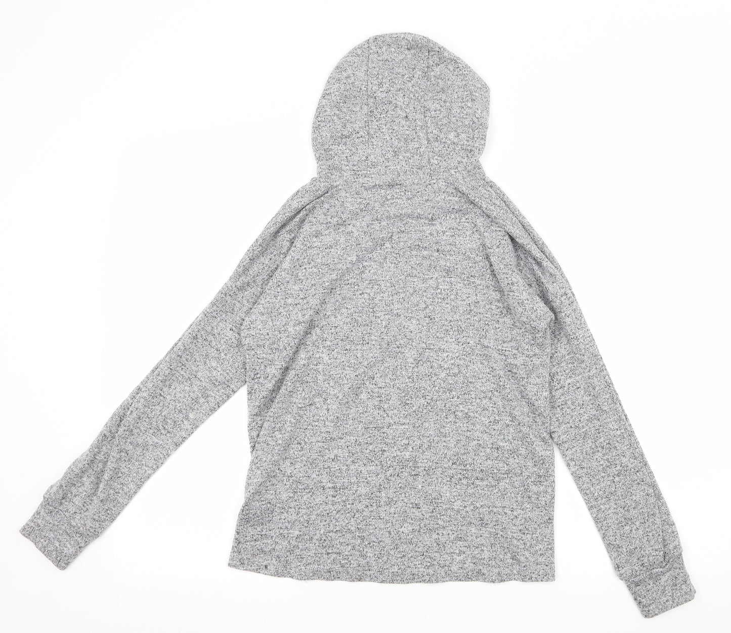 TU Girls Grey  Jersey Pullover Hoodie Size 12 Years  - Shine Bright