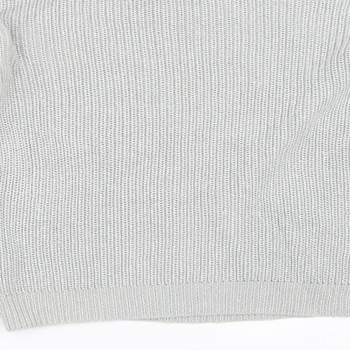 Glamorous Womens Silver   Pullover Jumper Size M