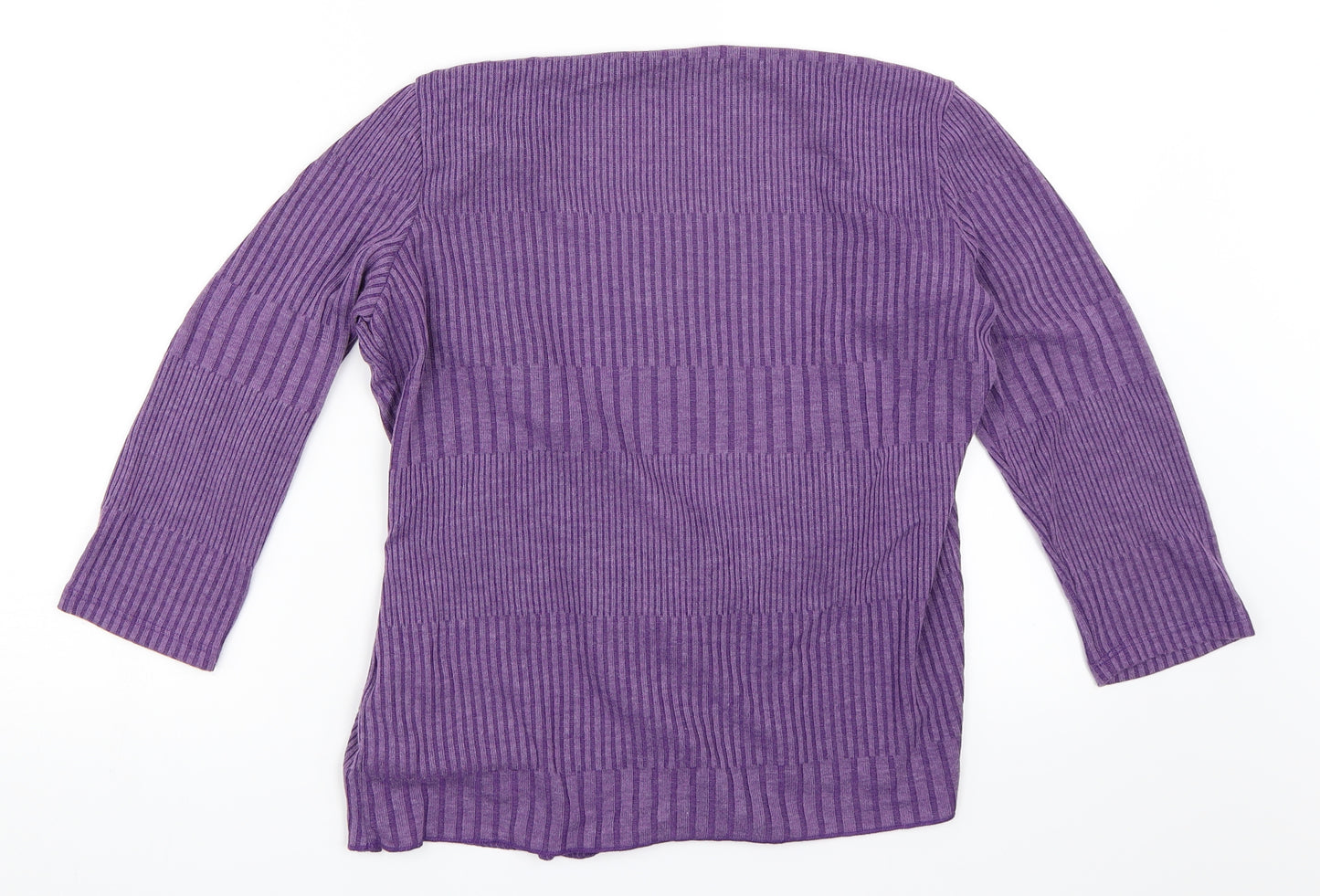 Per Una Womens Purple   Cardigan Jumper Size 14