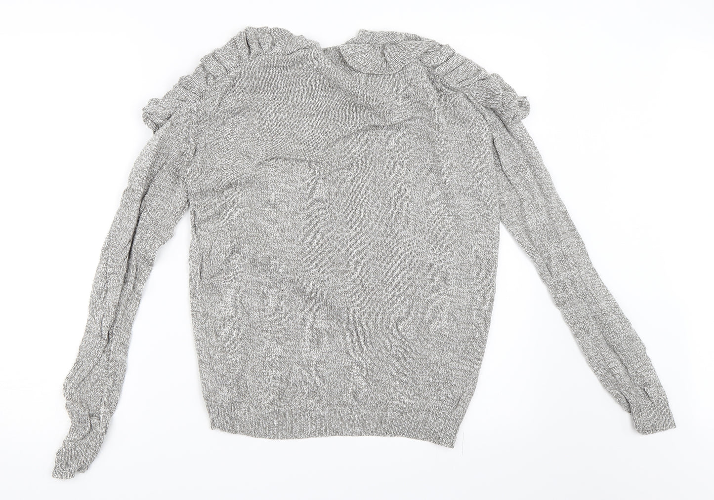 Papaya Womens Grey   Cardigan Jumper Size S