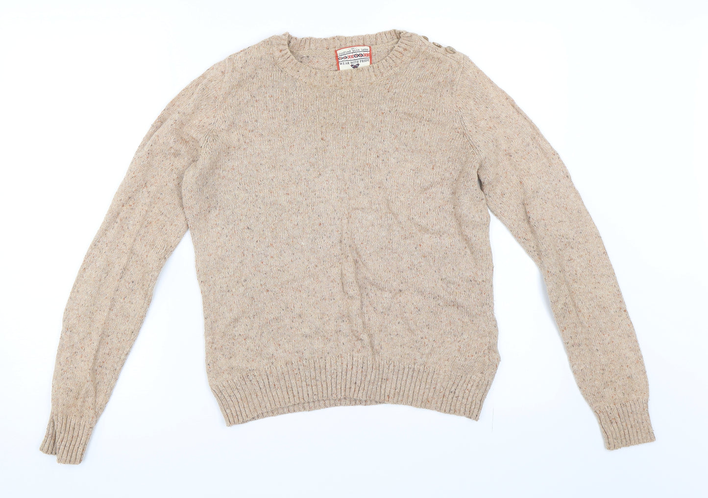 New Look Womens Beige   Pullover Jumper Size 12