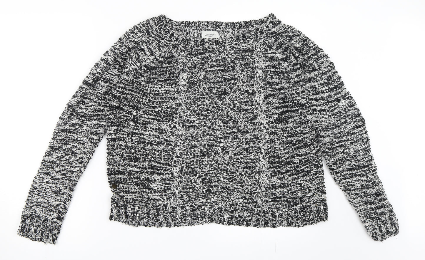 Vera Moda Womens Black   Pullover Jumper Size L
