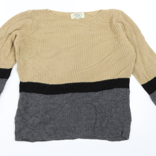 NEXT Womens Beige   Pullover Jumper Size 10