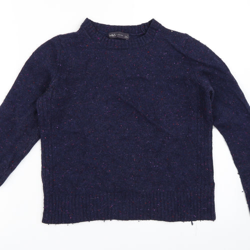 Marks and Spencer Womens Blue   Pullover Jumper Size 10