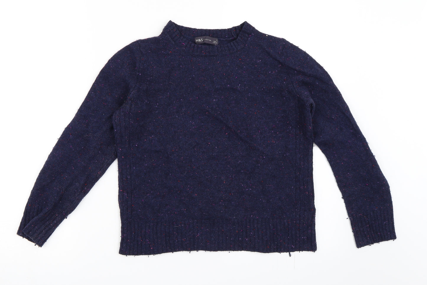 Marks and Spencer Womens Blue   Pullover Jumper Size 10