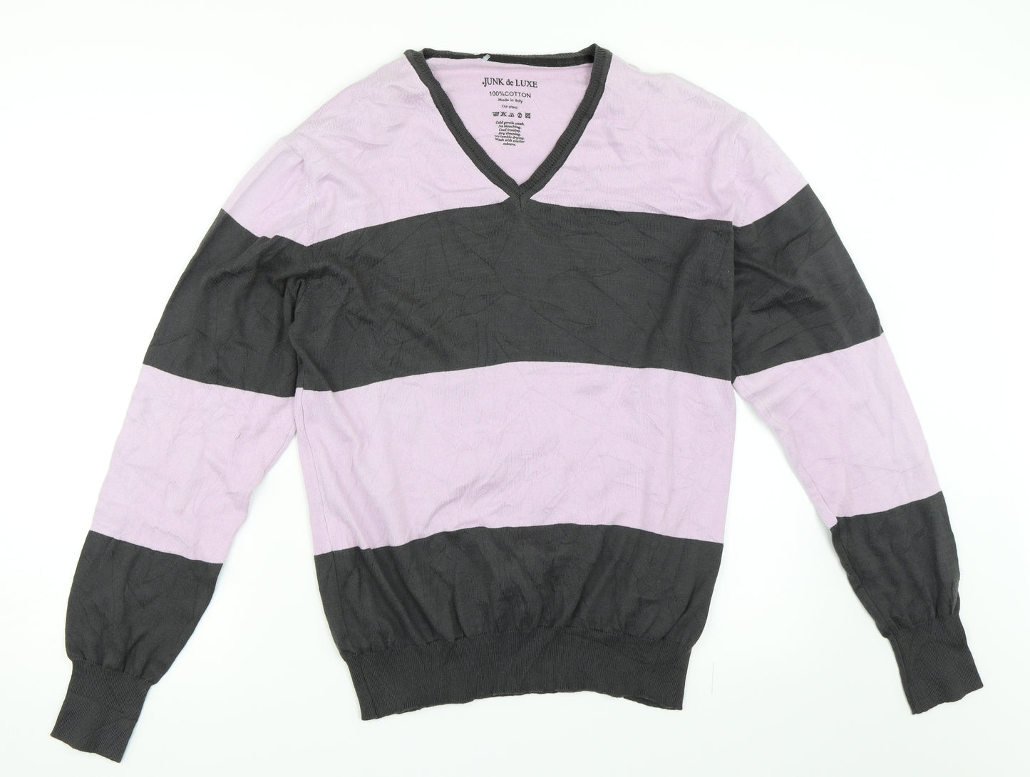 JUNK de LUXE Mens Purple   Pullover Jumper Size 2XL