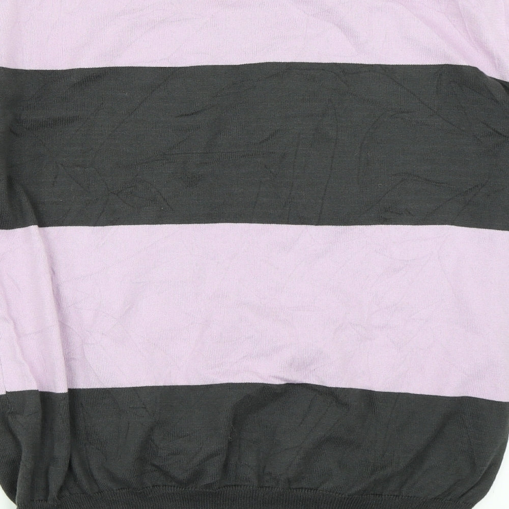 JUNK de LUXE Mens Purple   Pullover Jumper Size 2XL