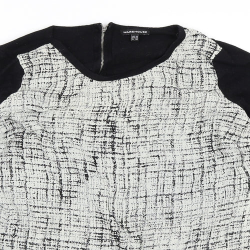 Warehouse Womens Black   Pullover Jumper Size 10