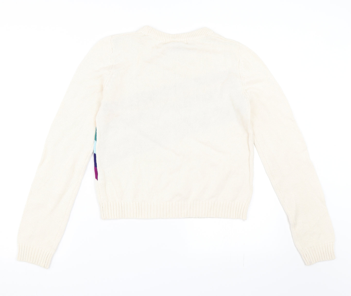 FOREVER 21 Womens Ivory   Pullover Jumper Size M
