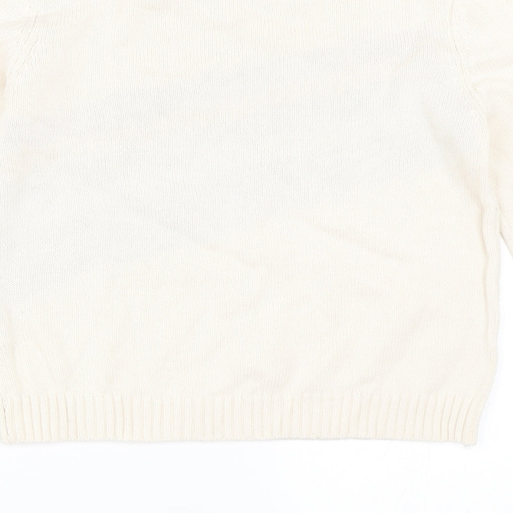FOREVER 21 Womens Ivory   Pullover Jumper Size M