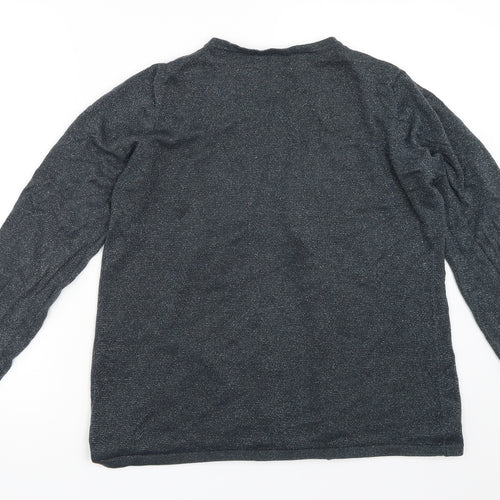Bonmarché Womens Grey   Cardigan Jumper Size S