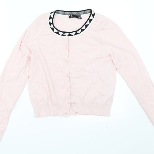 Oscar B Womens Pink   Cardigan Jumper Size 12
