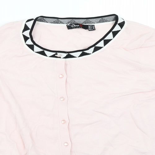 Oscar B Womens Pink   Cardigan Jumper Size 12