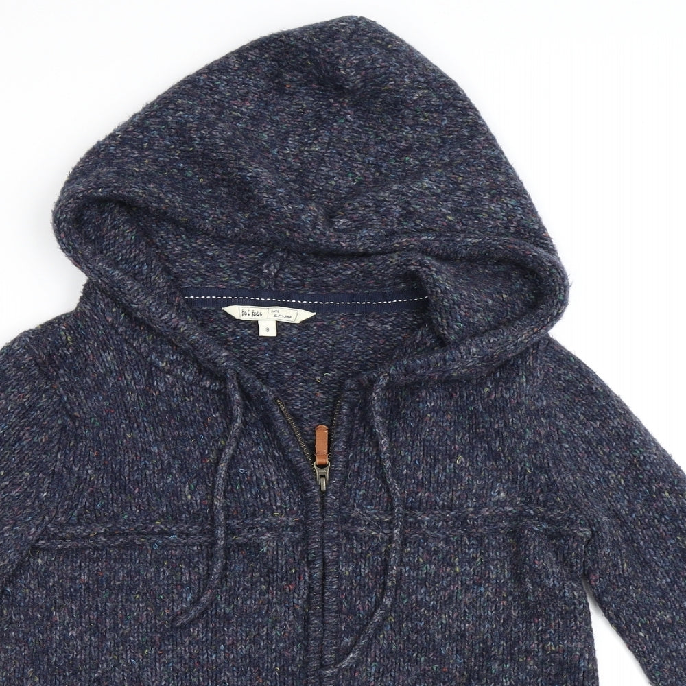 Fat Face Womens Blue   Full Zip Hoodie Size 8