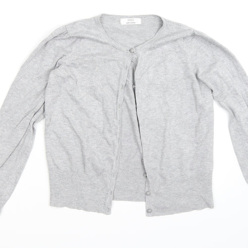 Marks and Spencer Womens Grey   Cardigan Jumper Size 12