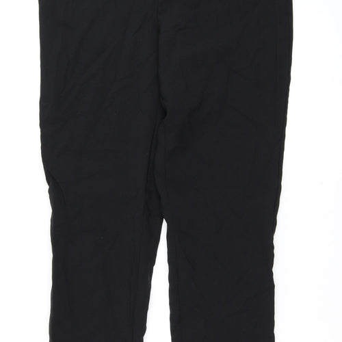 F&F Womens Black   Trousers  Size 8 L27 in