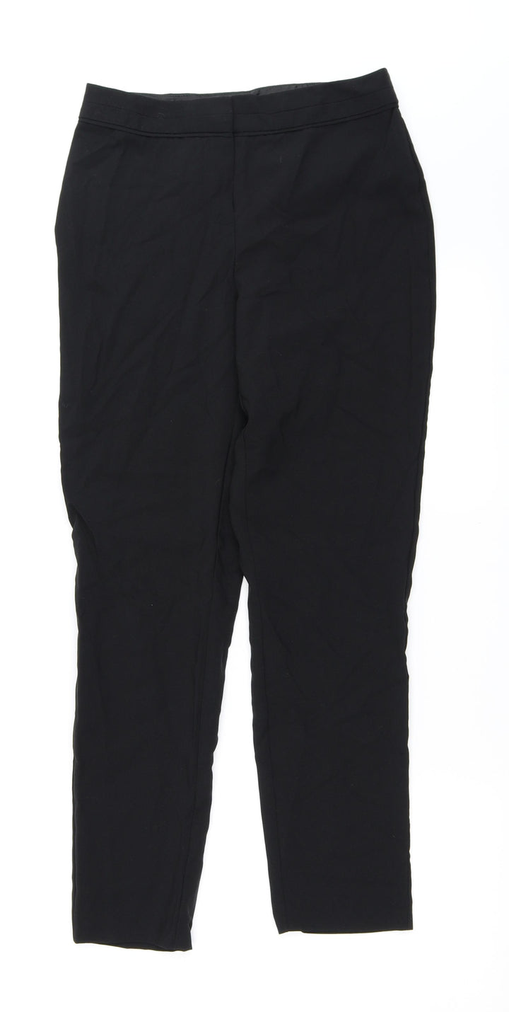 F&F Womens Black   Trousers  Size 8 L27 in
