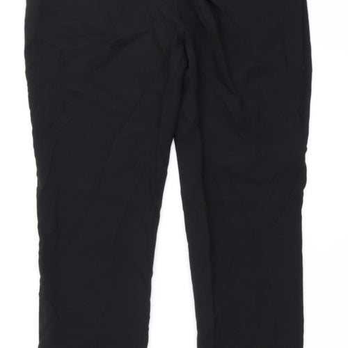 F&F Womens Black   Trousers  Size 8 L27 in