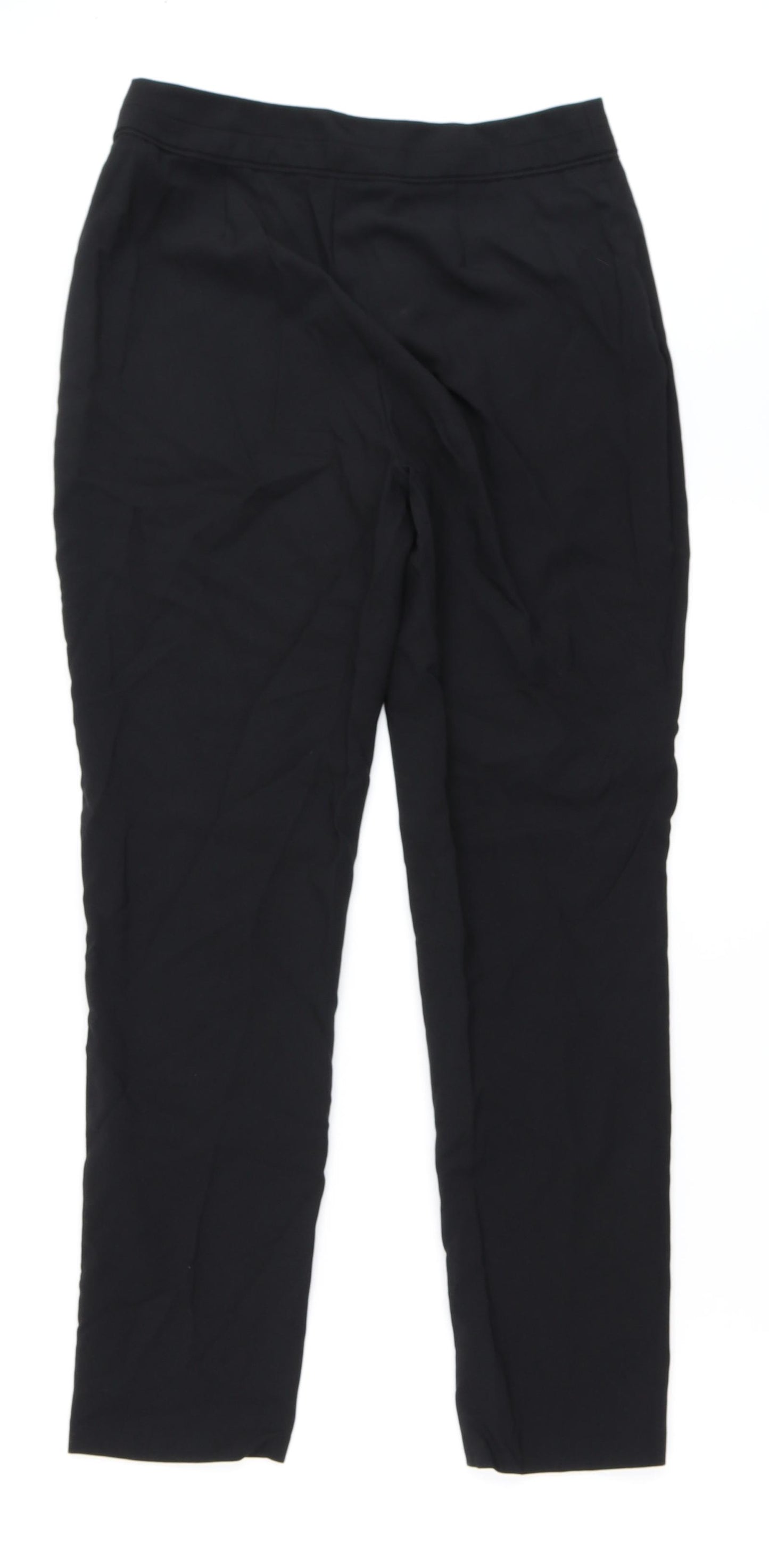 F&F Womens Black   Trousers  Size 8 L27 in